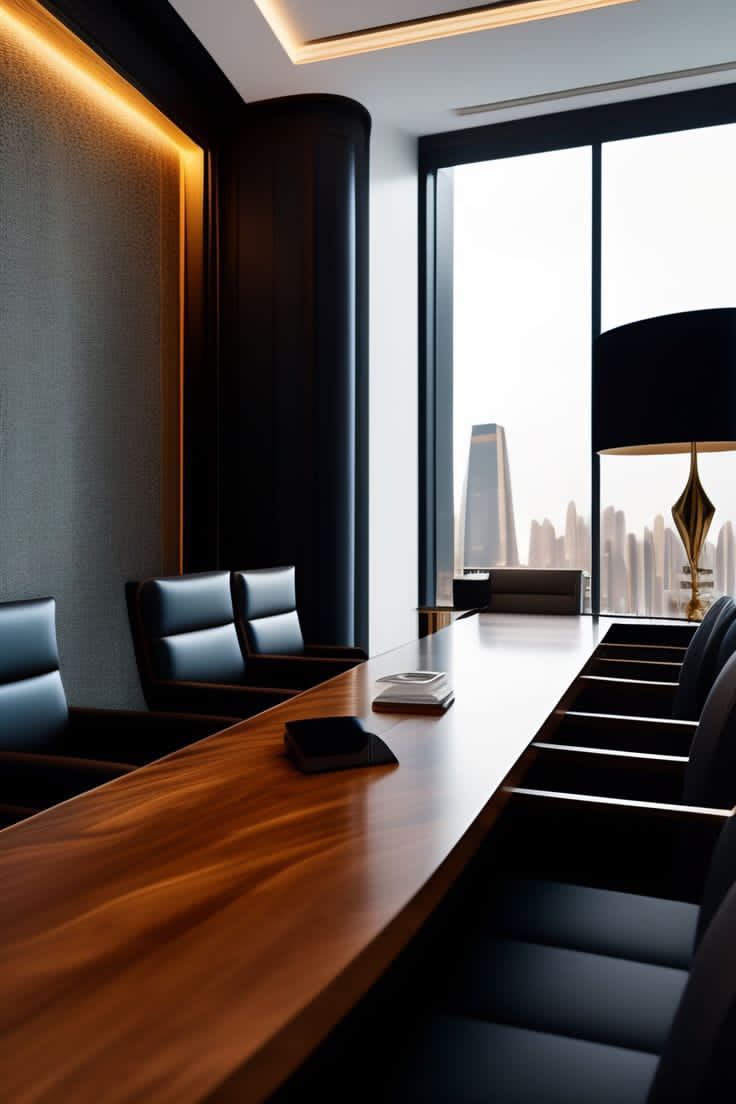 Contemporary boardroom representing the professional setting of IGN Attorneys